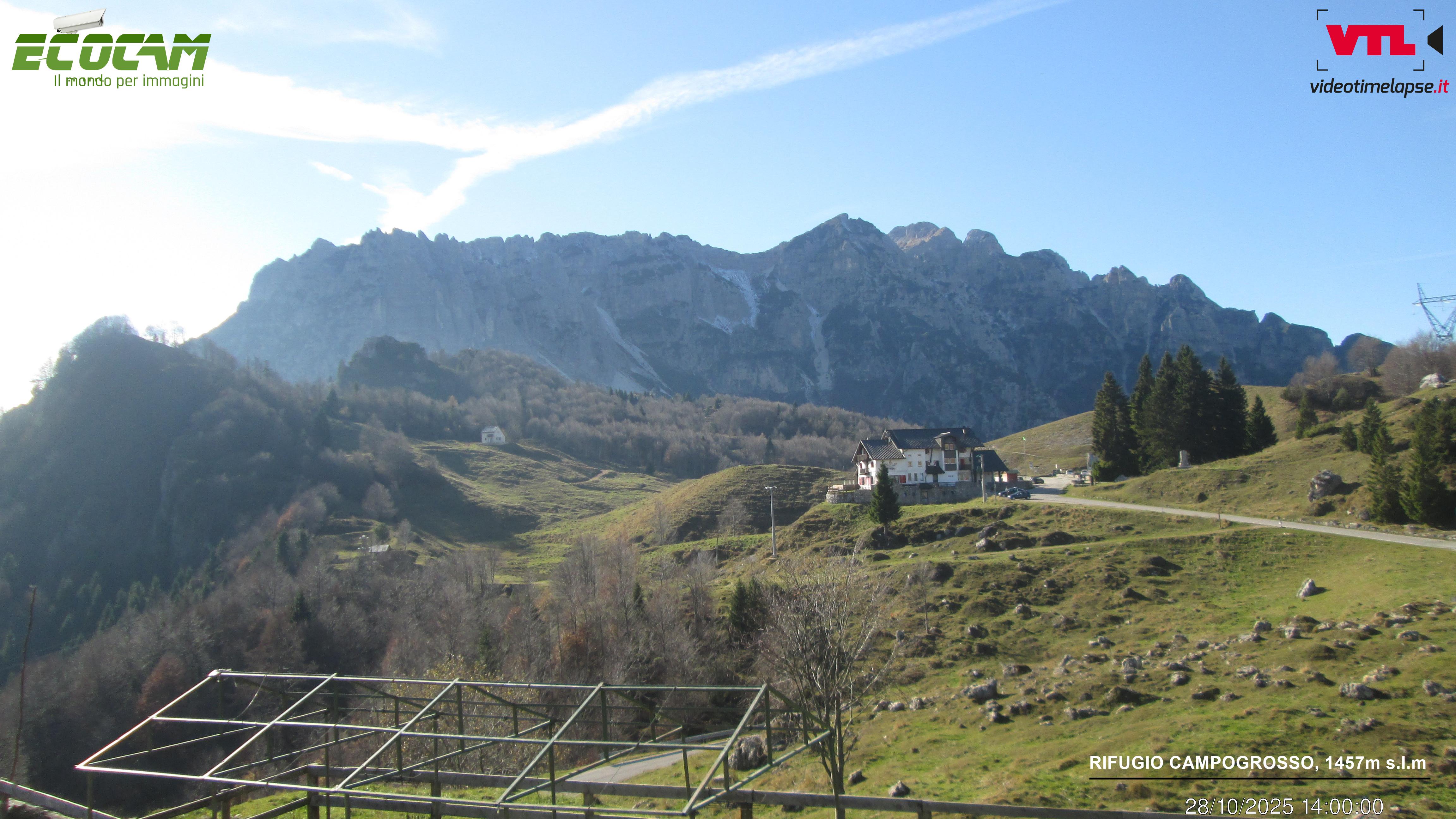 immagine della webcam nei dintorni di Crespadoro: webcam Valli del Pasubio
