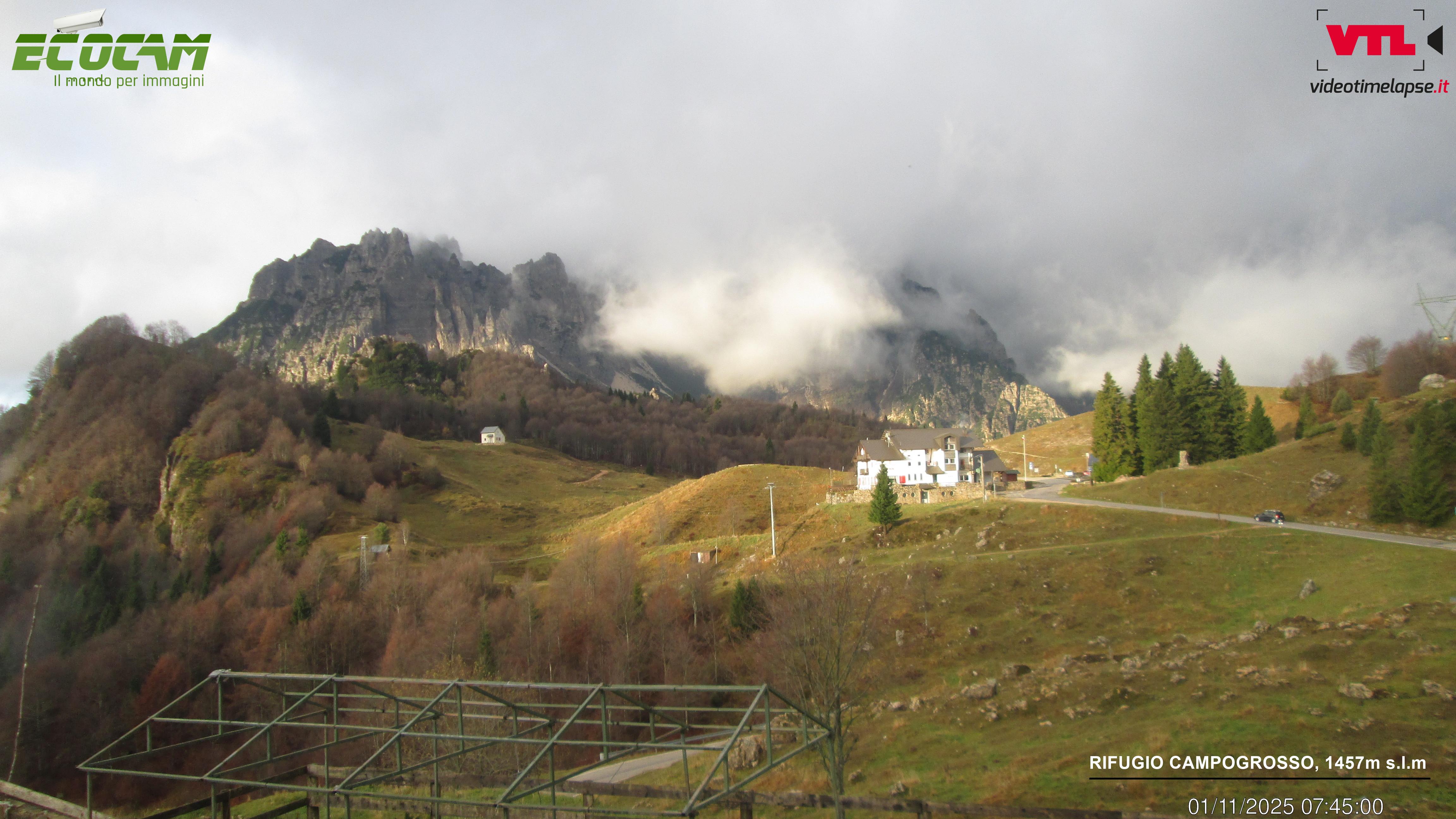 immagine della webcam nei dintorni di Recoaro Terme: webcam Valli del Pasubio