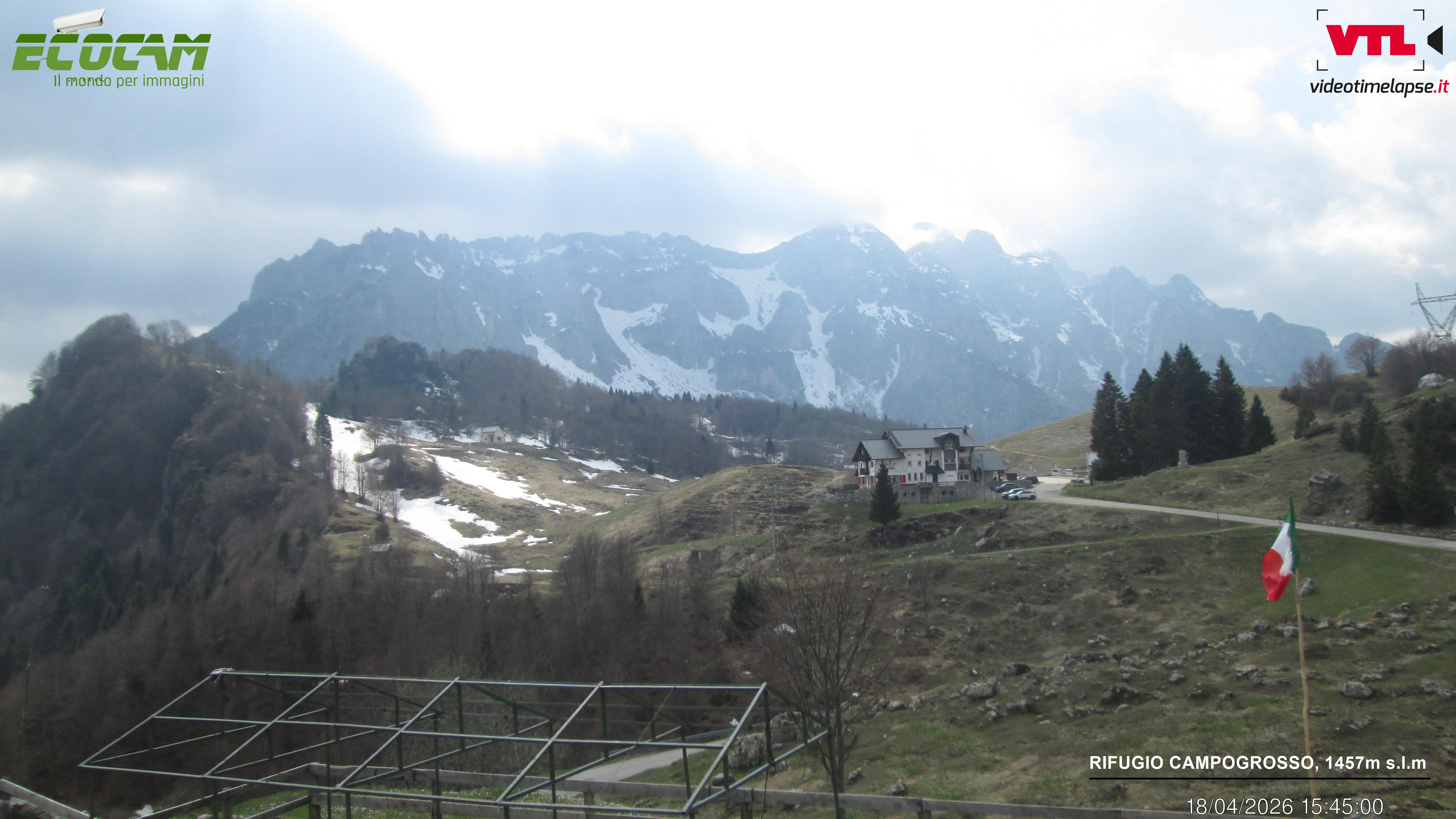 immagine della webcam nei dintorni di Recoaro Terme: webcam Valli del Pasubio