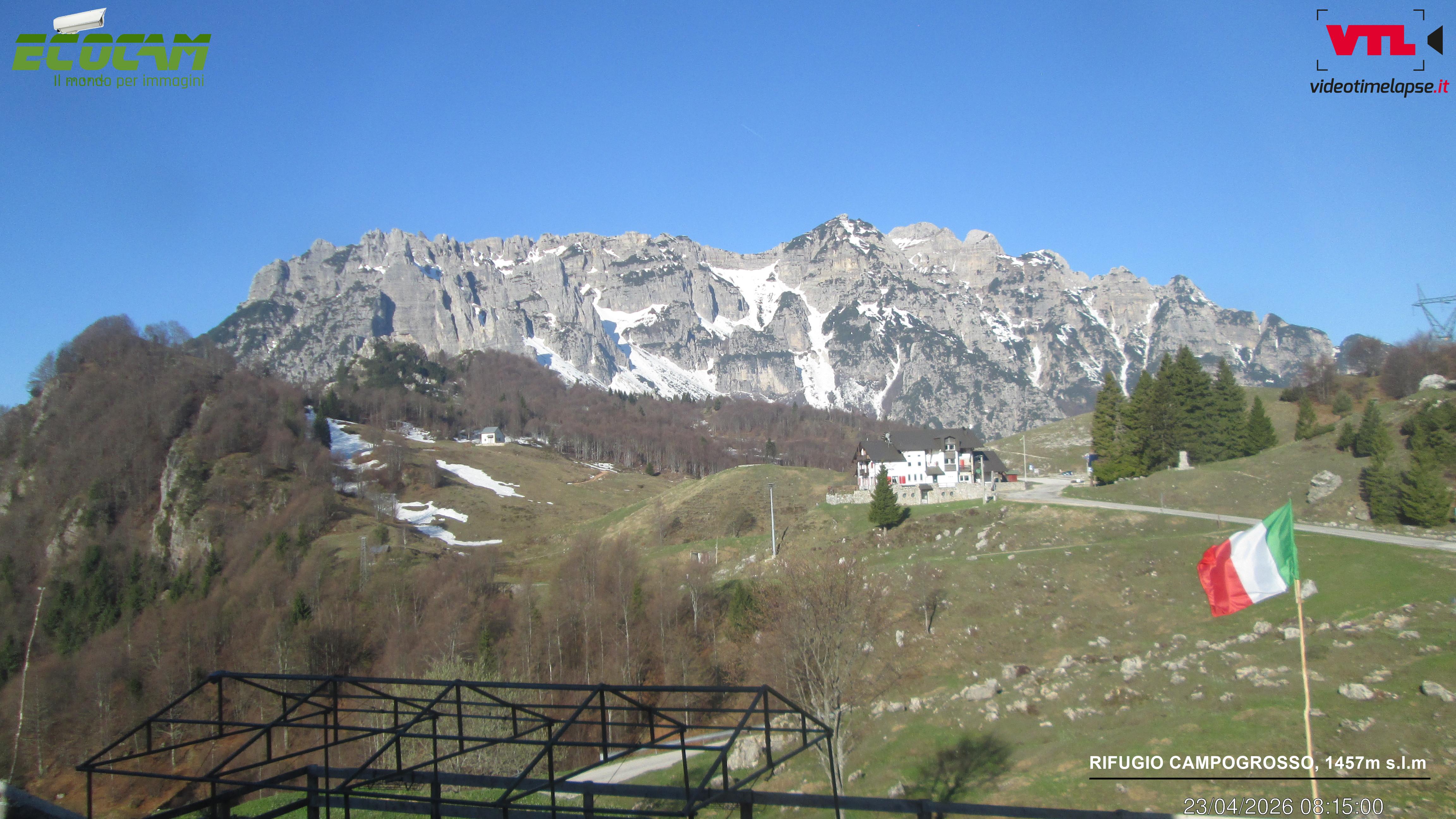 immagine della webcam nei dintorni di Velo d'Astico: webcam Valli del Pasubio