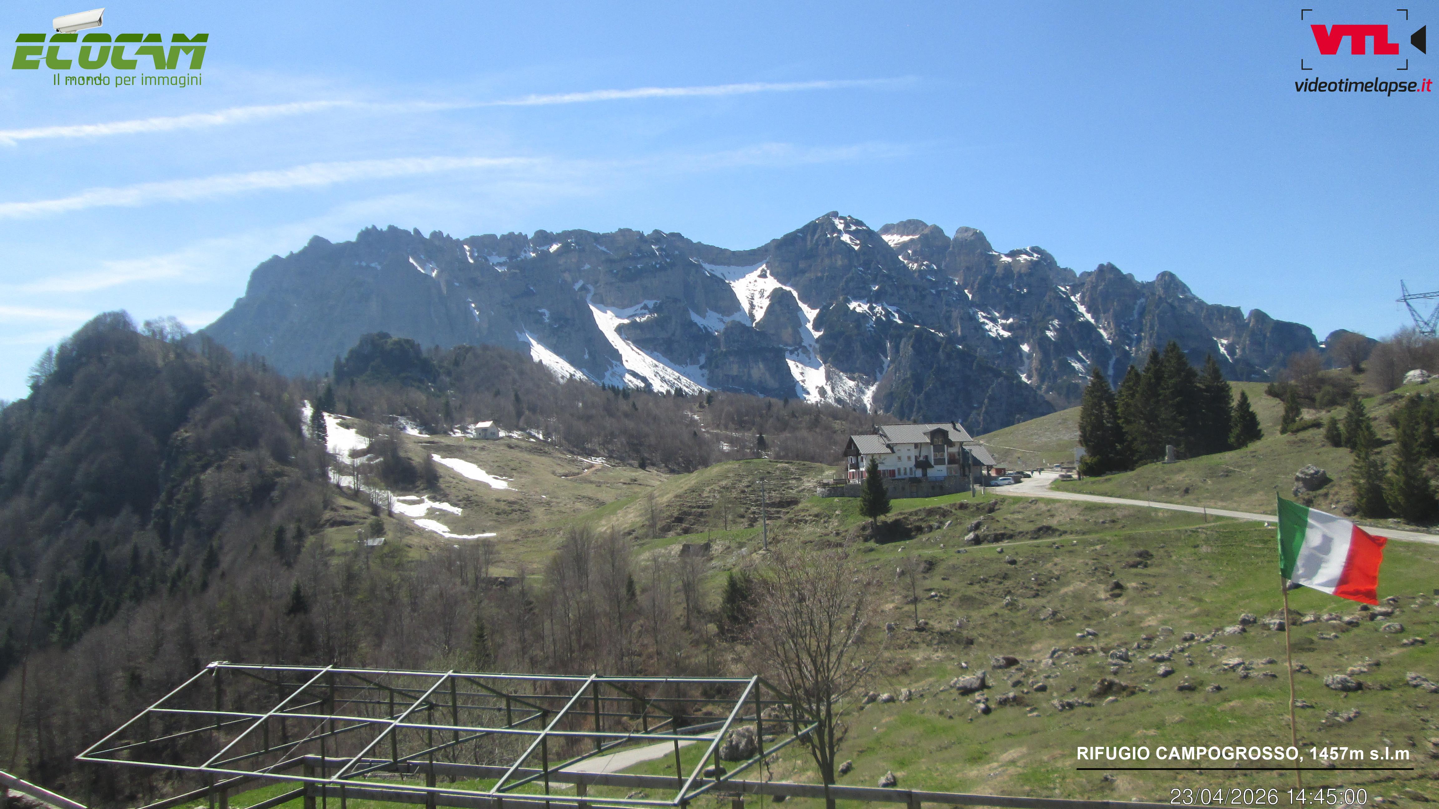 immagine della webcam nei dintorni di Velo d'Astico: webcam Valli del Pasubio