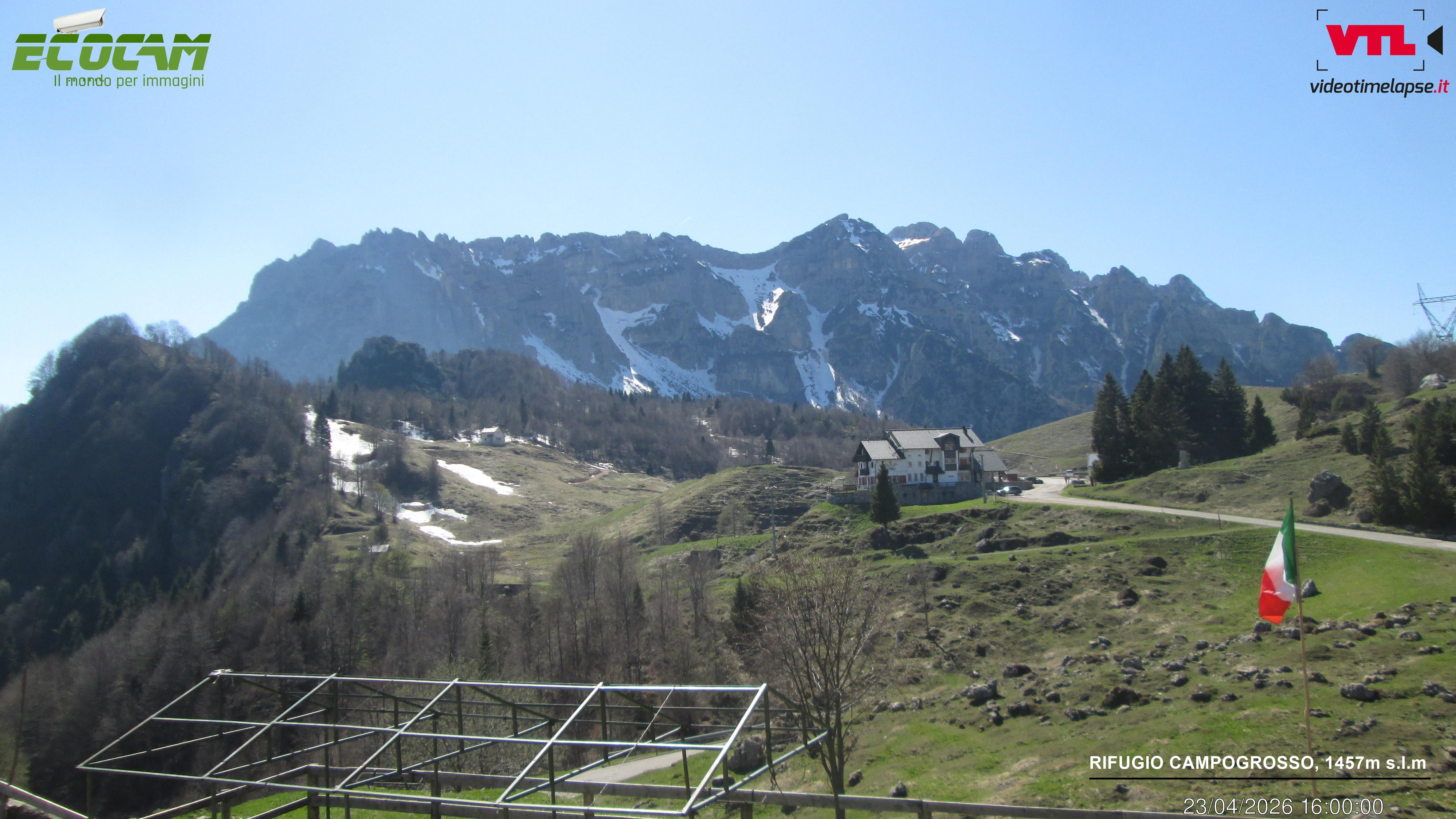 immagine della webcam nei dintorni di Velo d'Astico: webcam Valli del Pasubio