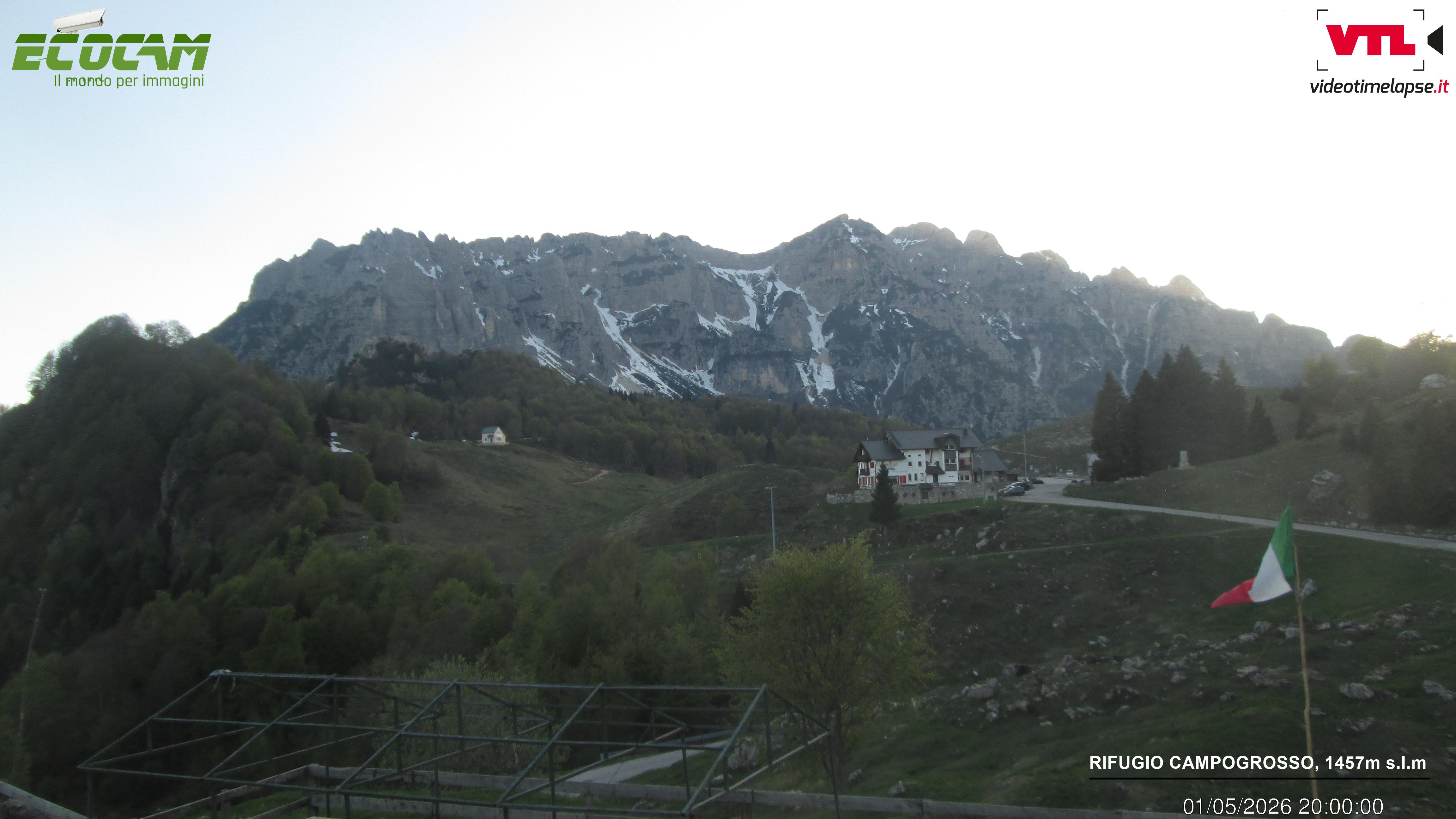 immagine della webcam nei dintorni di Malga San Giorgio: webcam Valli del Pasubio