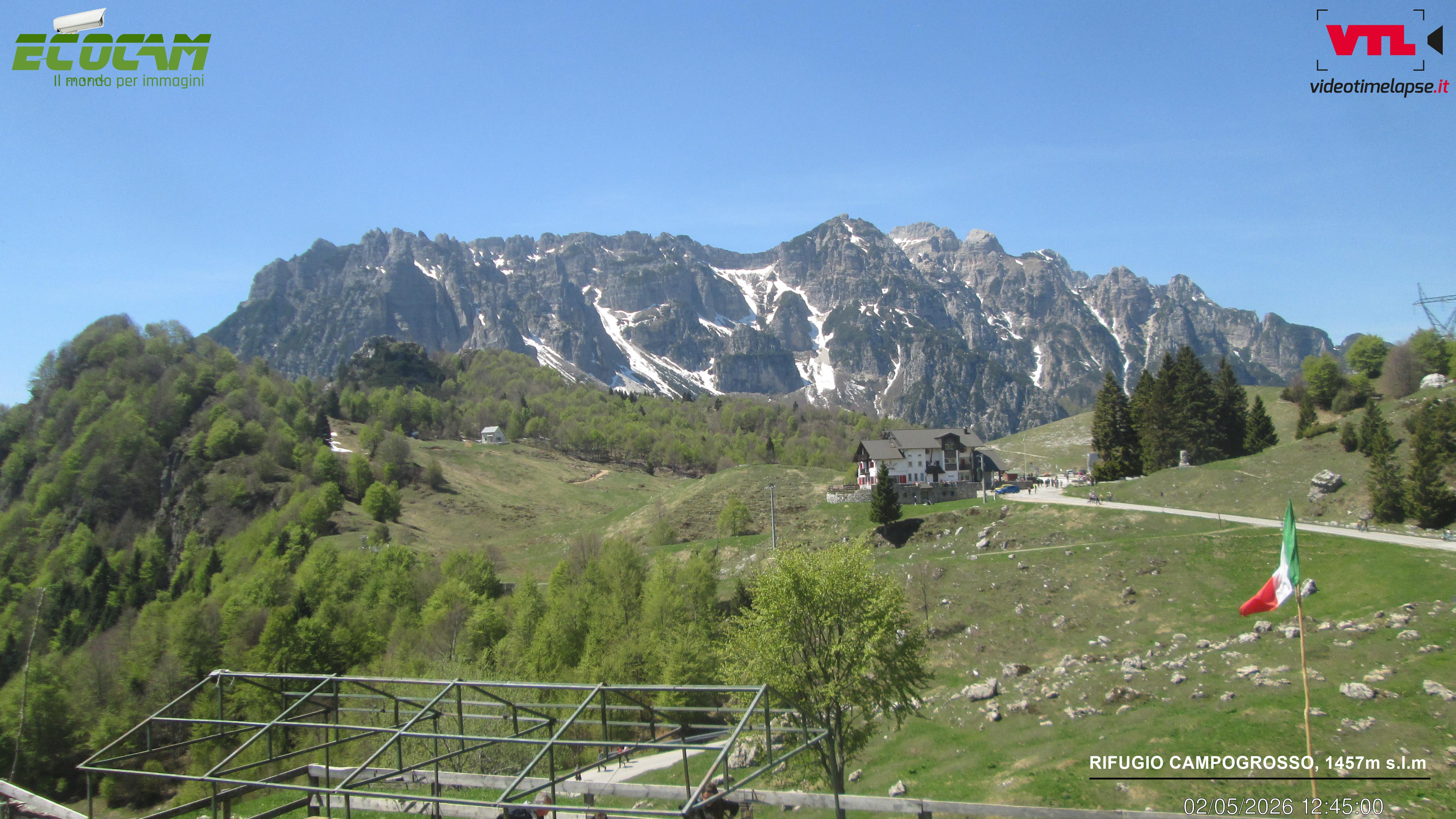 immagine della webcam nei dintorni di Malga San Giorgio: webcam Valli del Pasubio