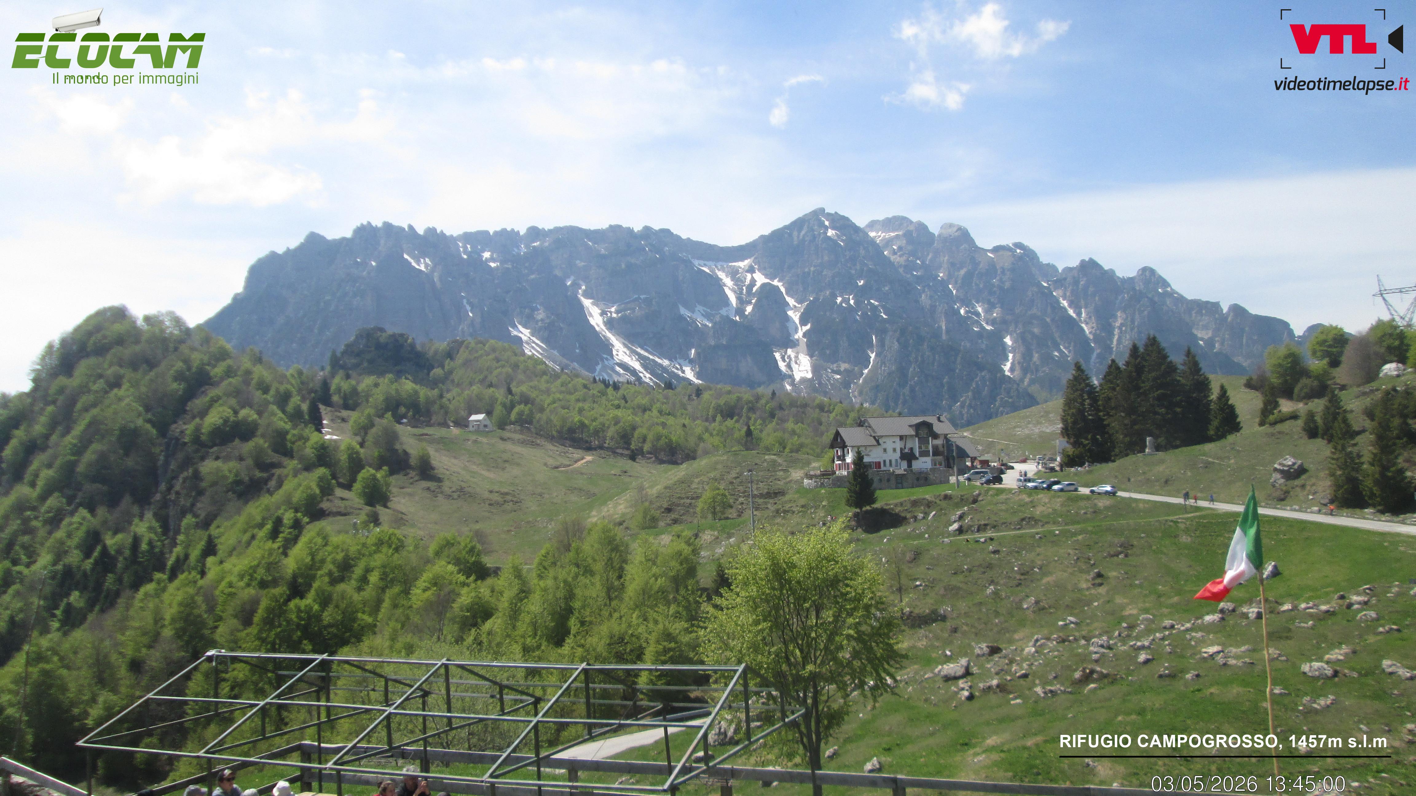 immagine della webcam nei dintorni di Crespadoro: webcam Valli del Pasubio