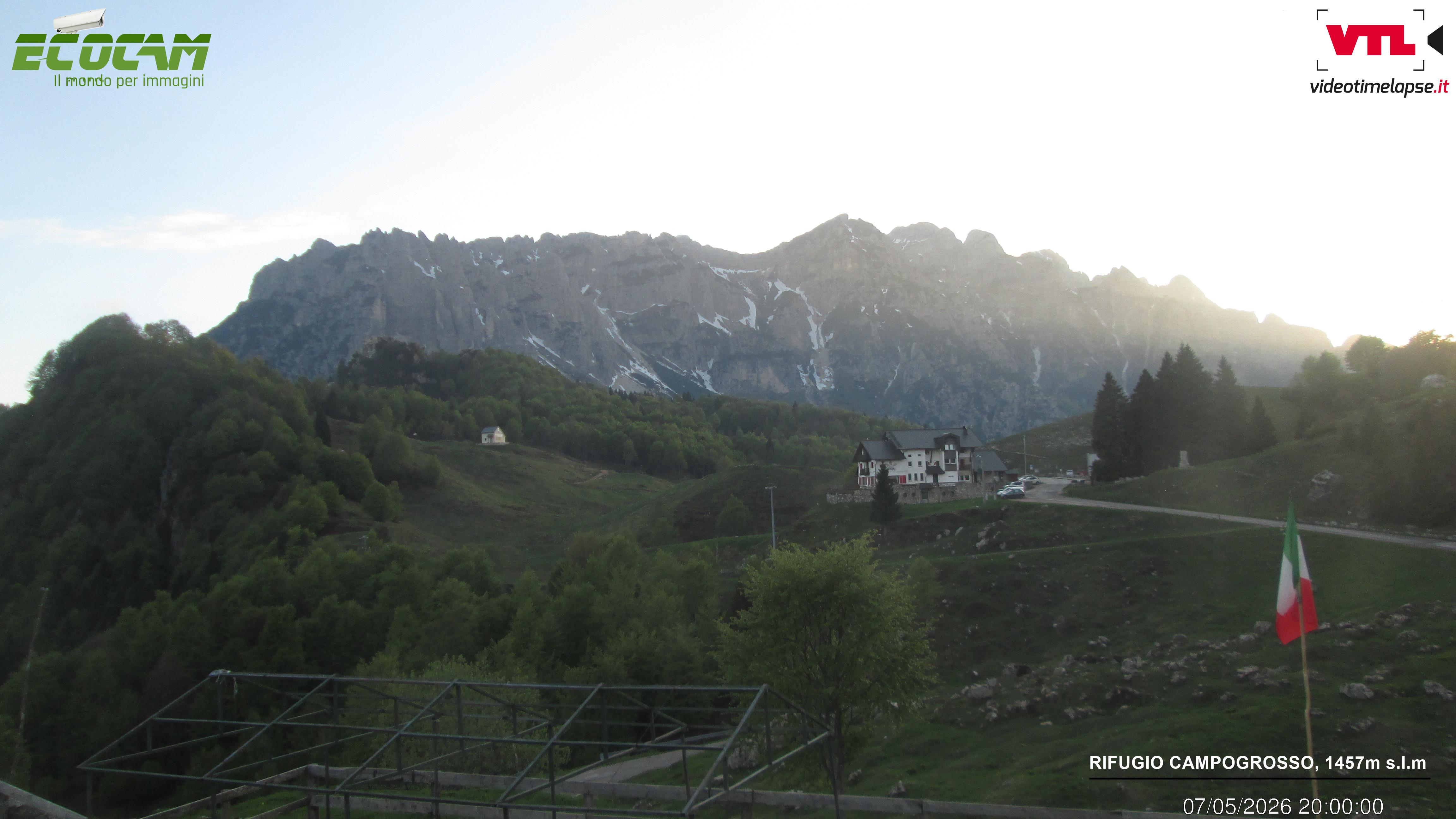 immagine della webcam nei dintorni di Lessinia: webcam Valli del Pasubio