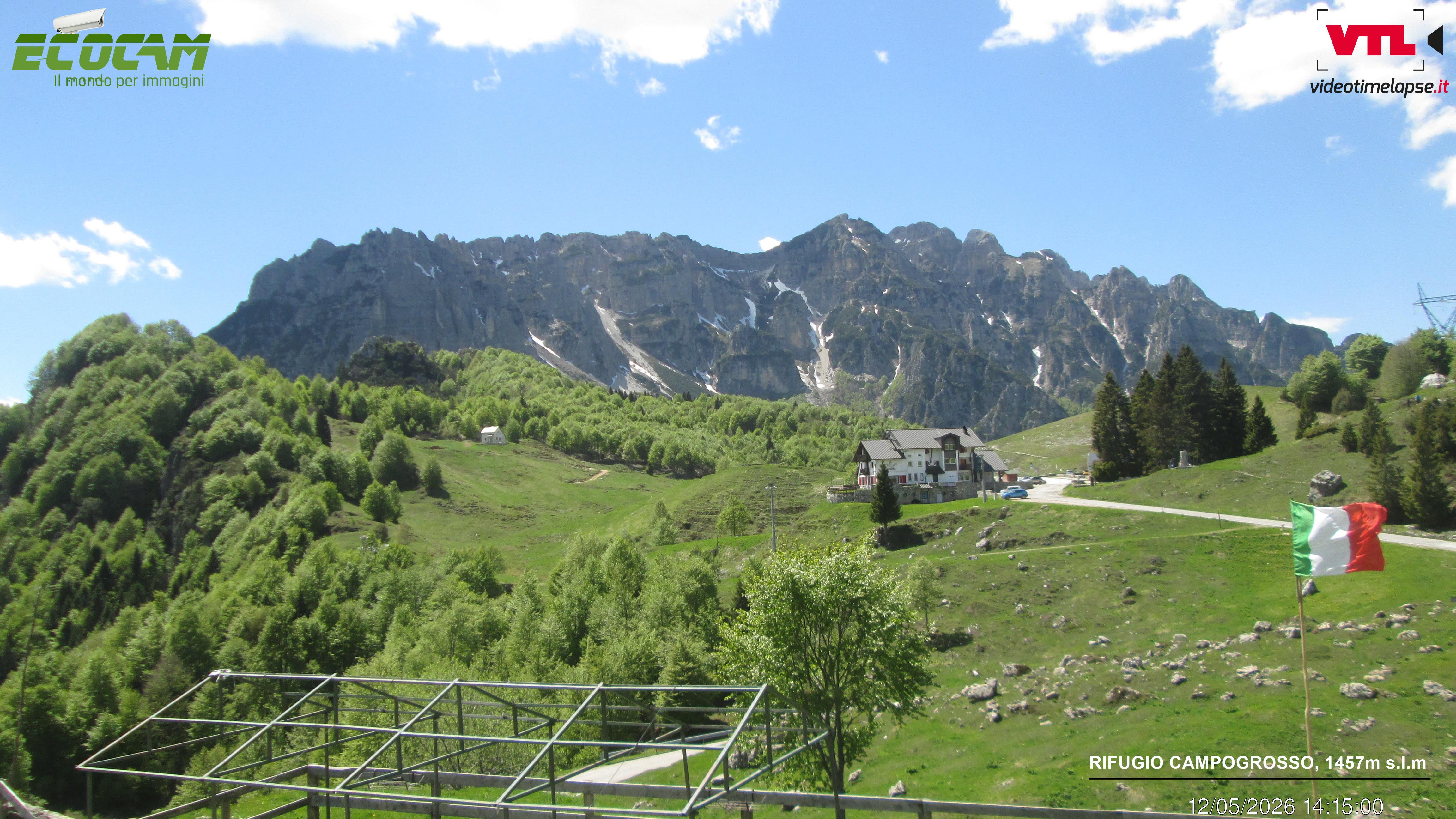 immagine della webcam nei dintorni di Altissimo: webcam Valli del Pasubio